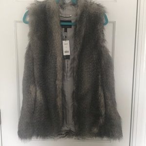 Banana republic fur vest